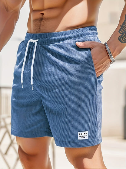 Herren Cord-Shorts Sommer Elegant Elastisch