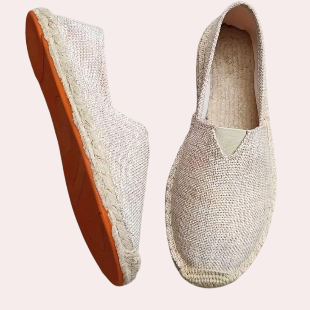 Herren Sommer Espadrilles Leicht Canvas Schuhe - IdealeKleiden
