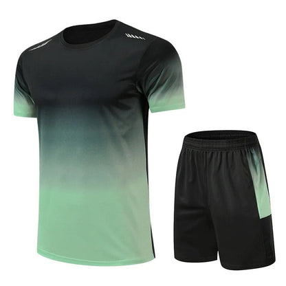 Herren Sport Set Zweiteilig - Schnelltrocknend - Trainingsoutfit Männer