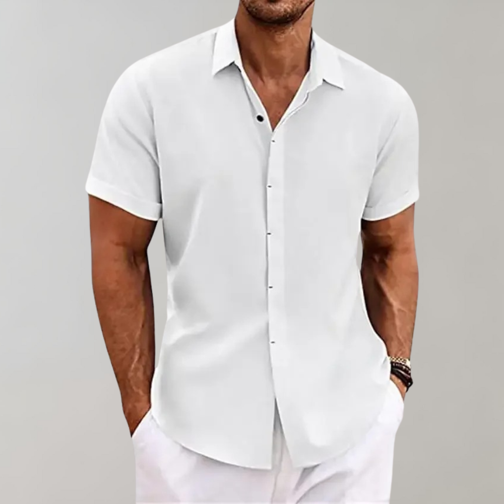 Herren Poloshirt Sommer Kurzarm Elegant
