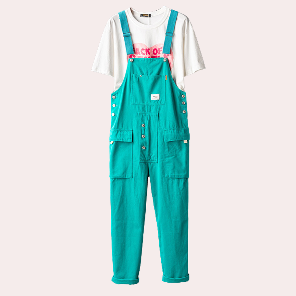 Männer Latzhosen Cargo Stil