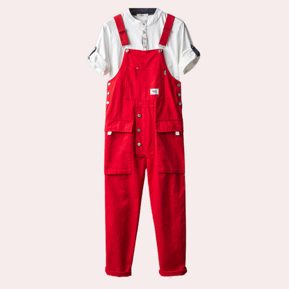 Männer Latzhosen Cargo Stil