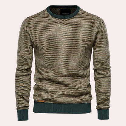 Herren Strickpullover Rundhals Modern Fit