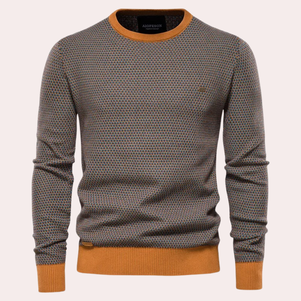 Herren Strickpullover Rundhals Modern Fit