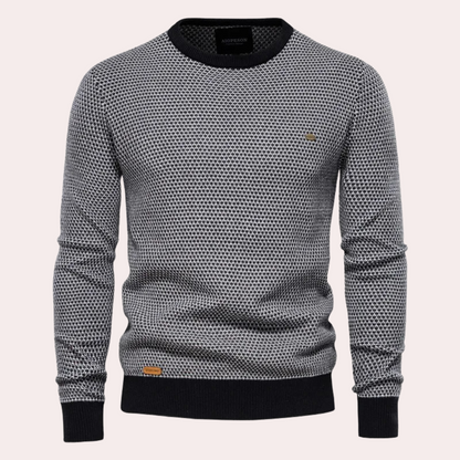 Herren Strickpullover Rundhals Modern Fit