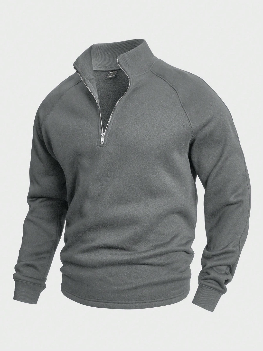 Herren Pullover Warm Halbreißverschluss Winter