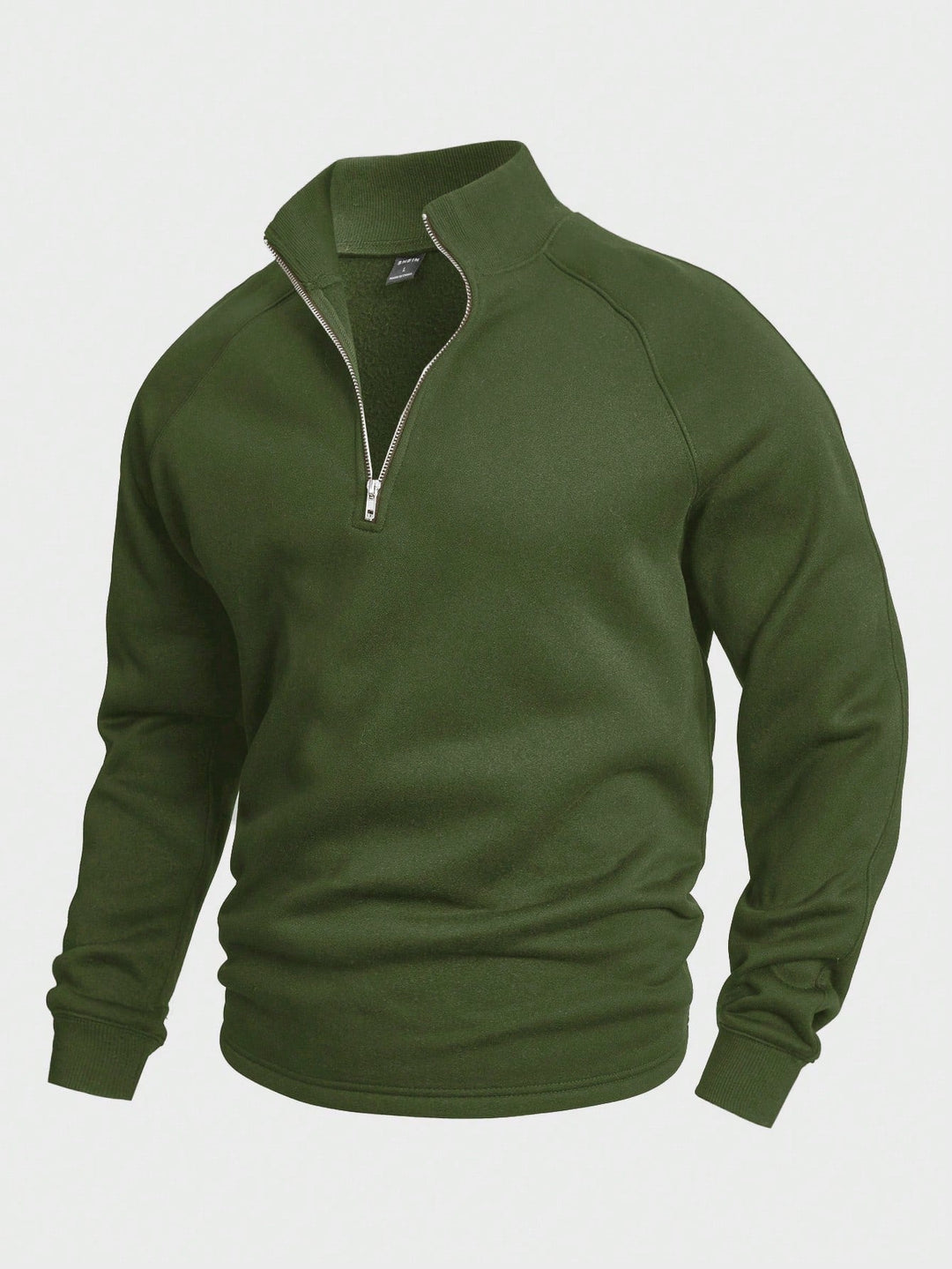 Herren Pullover Warm Halbreißverschluss Winter