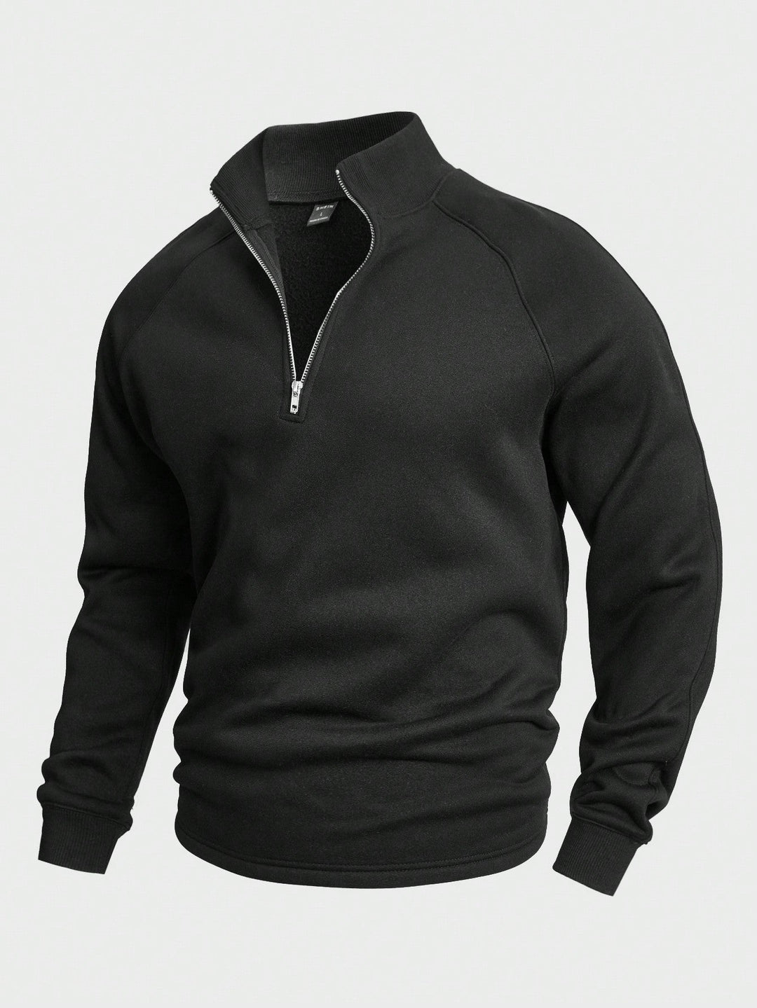 Herren Pullover Warm Halbreißverschluss Winter - IdealeKleiden