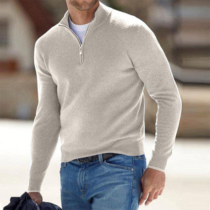 Herren Pullover Mit Reißverschluss Vorne