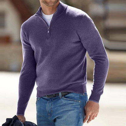 Herren Pullover Mit Reißverschluss Vorne