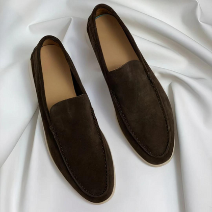 Herren Slipper Wildleder Optik Bequem