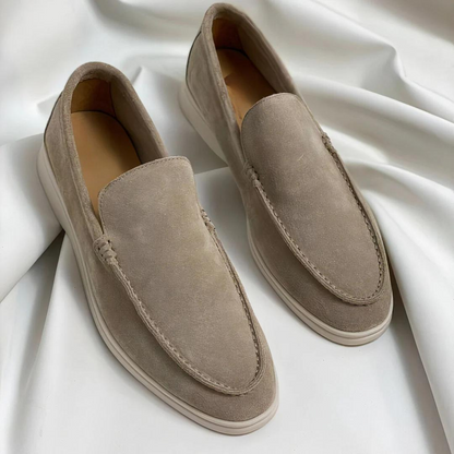 Herren Slipper Wildleder Optik Bequem