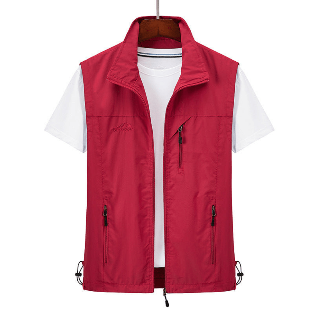 Herren Sommerweste Ärmellos Tactical Gilet