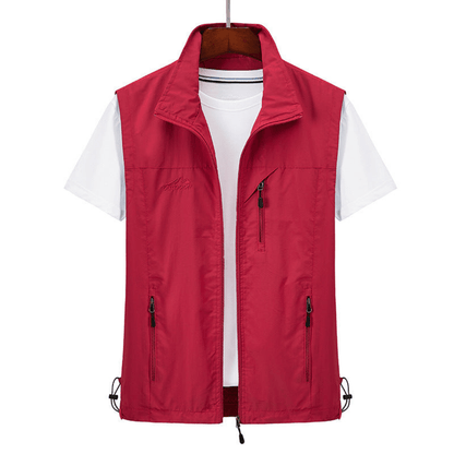Herren Sommerweste Ärmellos Tactical Gilet