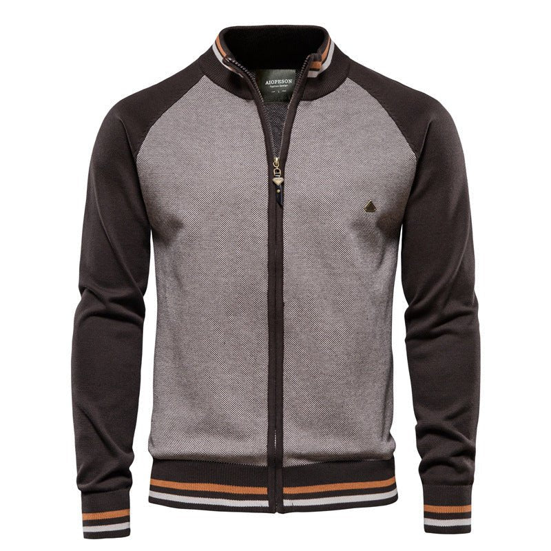 Herren Sommerjacke Leicht Reißverschluss Sweatshirt