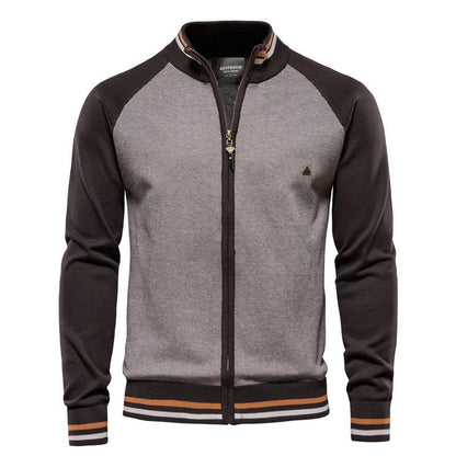Herren Sommerjacke Leicht Reißverschluss Sweatshirt