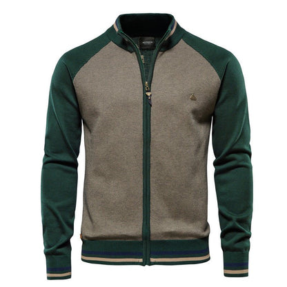 Herren Sommerjacke Leicht Reißverschluss Sweatshirt