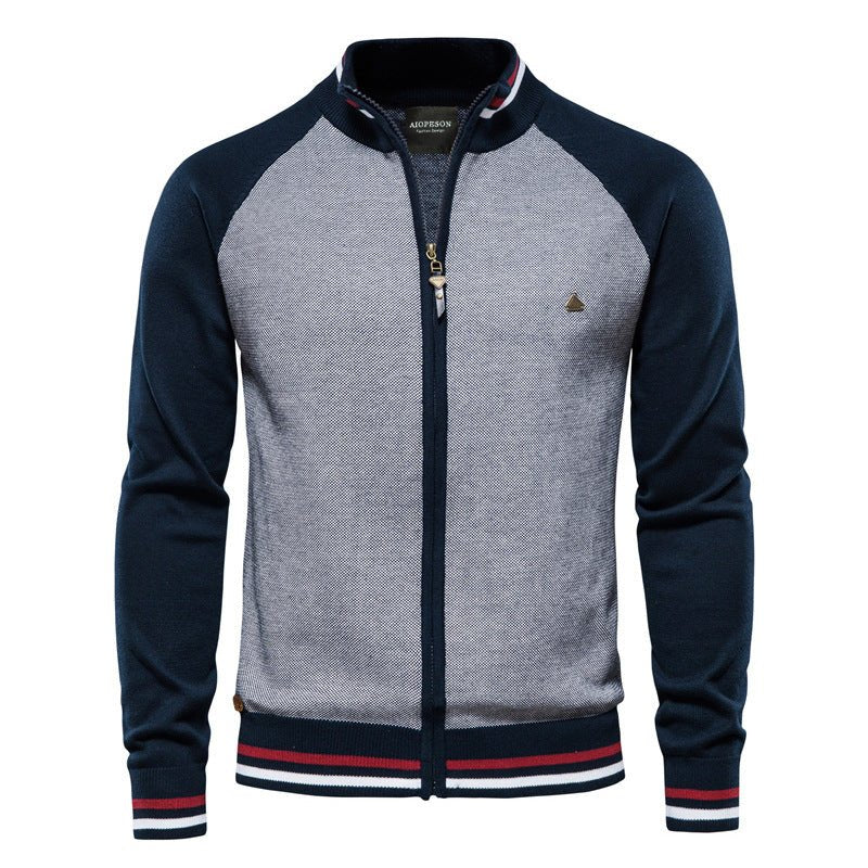 Herren Sommerjacke Leicht Reißverschluss Sweatshirt