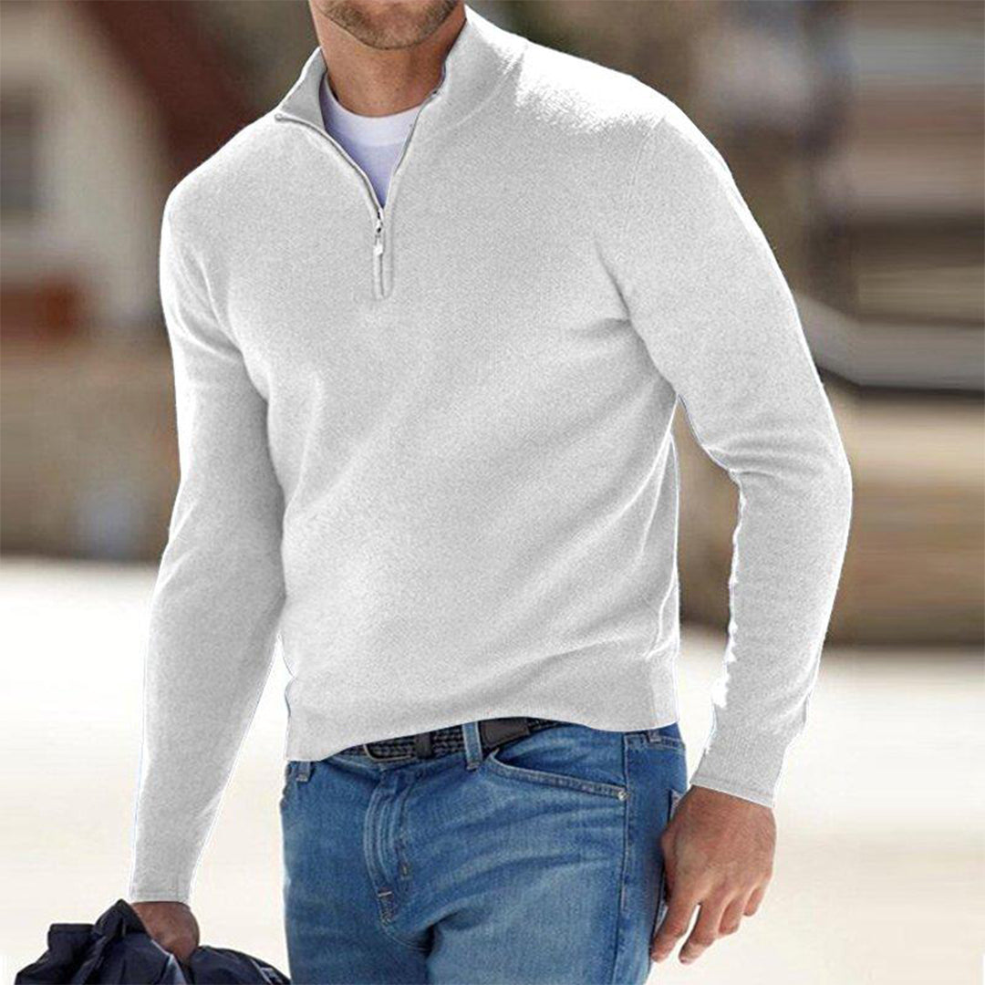 Herren Sweatjacke Warm Kuschelig Langarm - IdealeKleiden