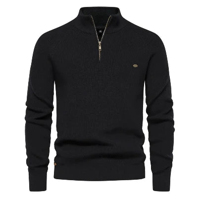 Herren Sweatshirt Langarm Reißverschluss