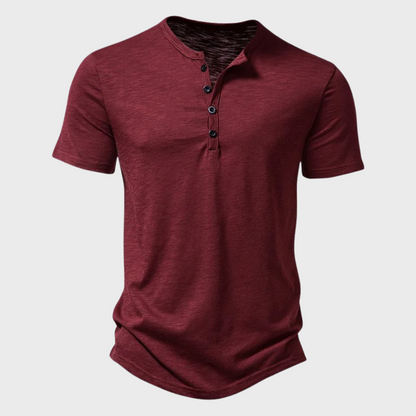 Herren Leicht T-Shirt Einfach Klassisch - IdealeKleiden