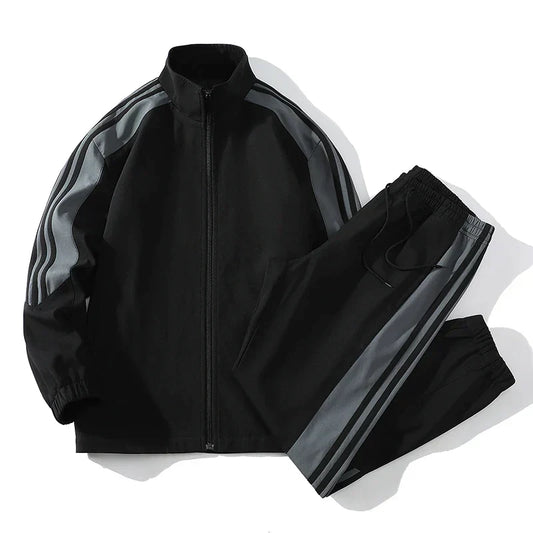 Herren Sportanzug Zweiteilig Jogging Set - IdealeKleiden