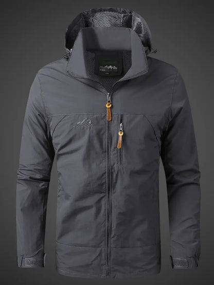 Herren Outdoor-Jacke Wasserdicht mit Kapuze