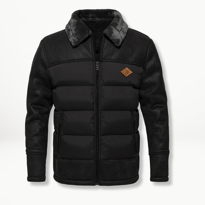 Herren Winterjacke Gefüttert Daunen Puffer
