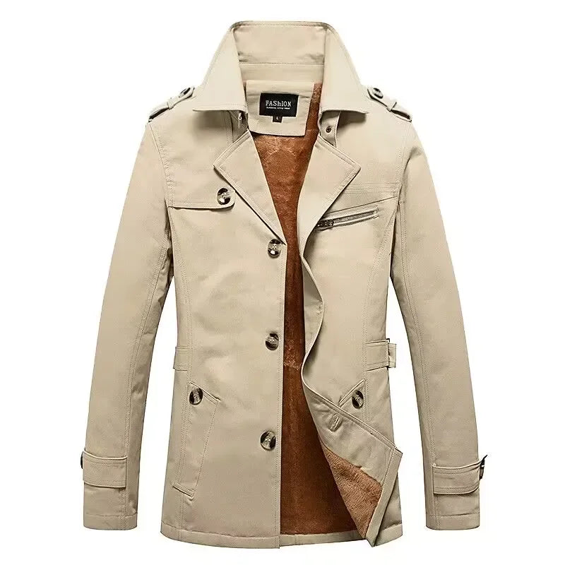 Stylischer Wintermantel mit Umlegekragen