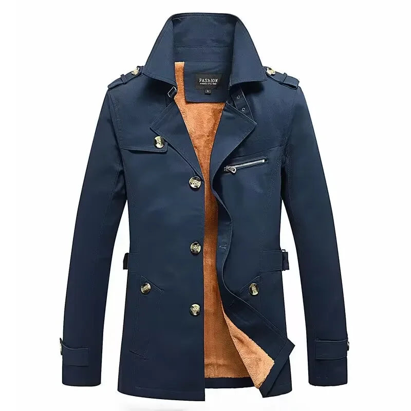 Stylischer Wintermantel mit Umlegekragen