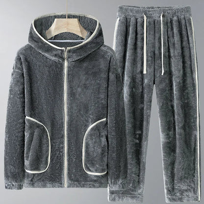 Weiche Fleece Hoodie Sets Damen
