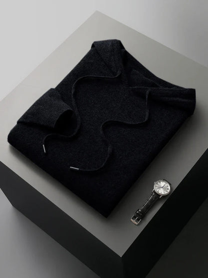 Warme Damenhoodie aus Merinowolle