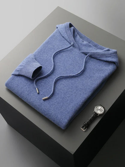 Warme Damenhoodie aus Merinowolle