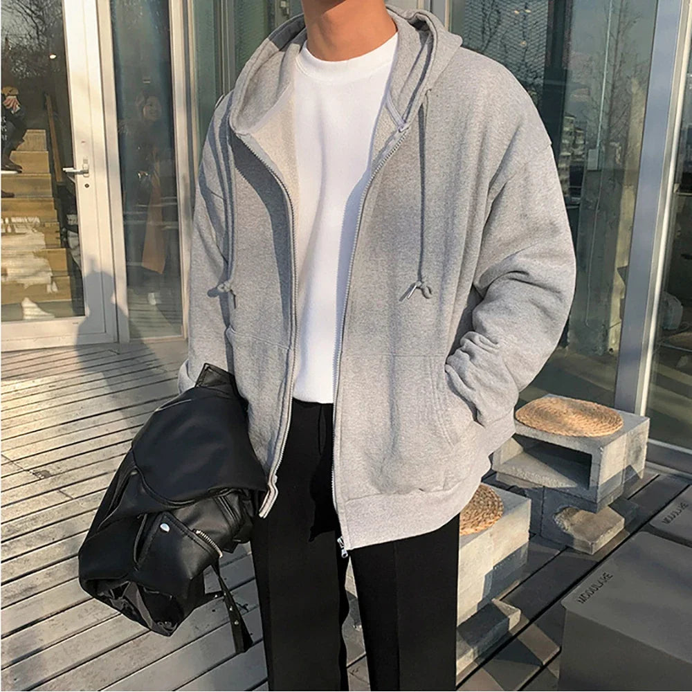Kapuzenjacke Damen Modern Reißverschluss