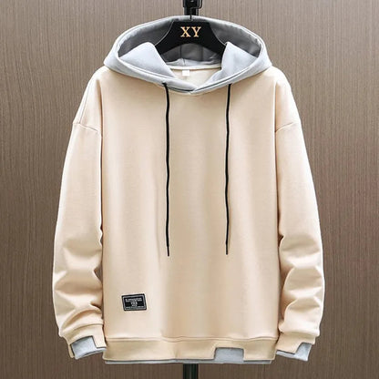 Herren Hoodie Zwei-Ton Sportlich Klassisch