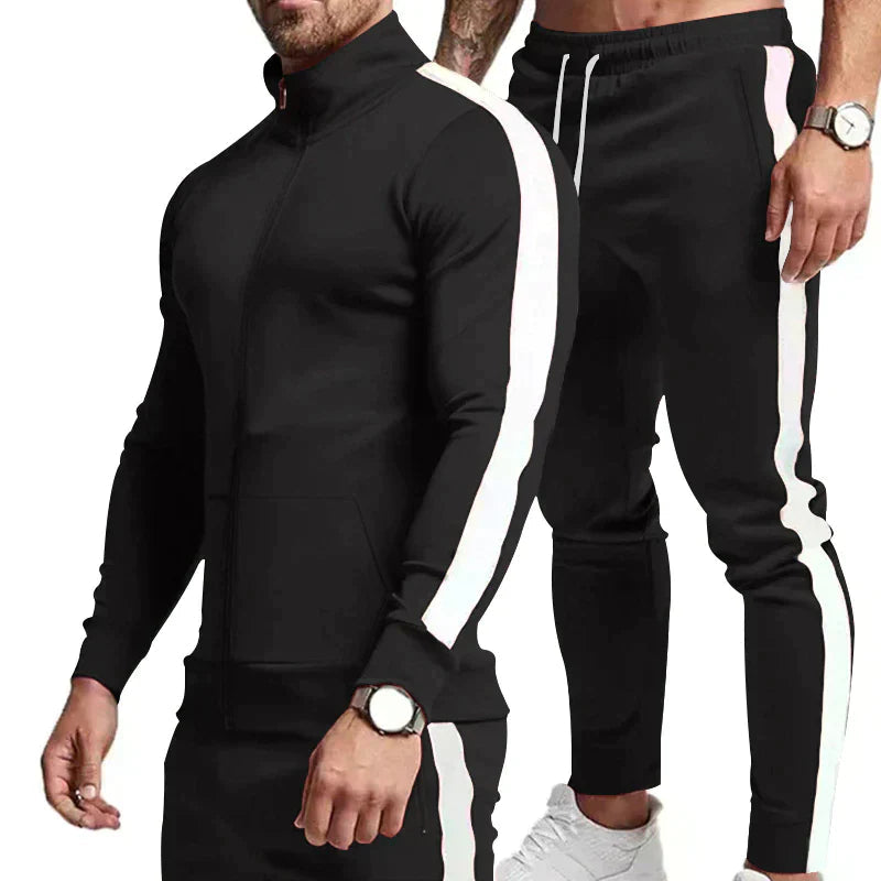 Schlanke Fitnesshose Sportanzug - IdealeKleiden