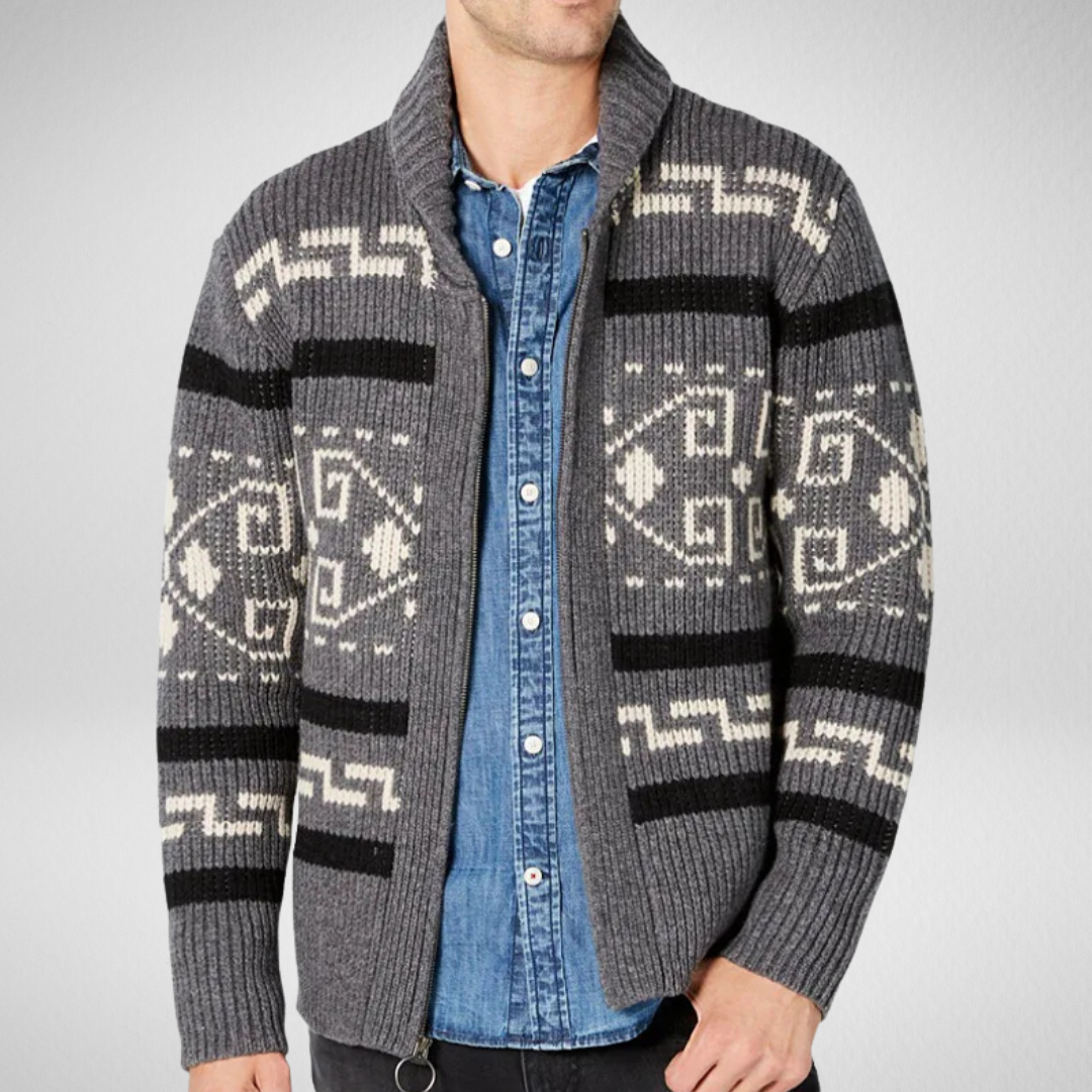 Herren Strickjacke Warm Herbst Winter