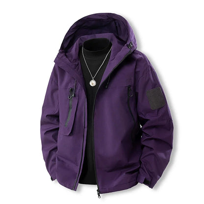 Wandermantel Damen Kapuze Waterproof