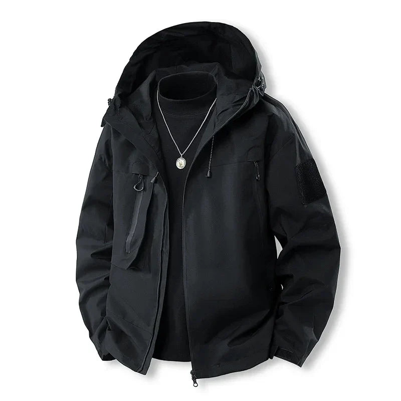 Wandermantel Damen Kapuze Waterproof