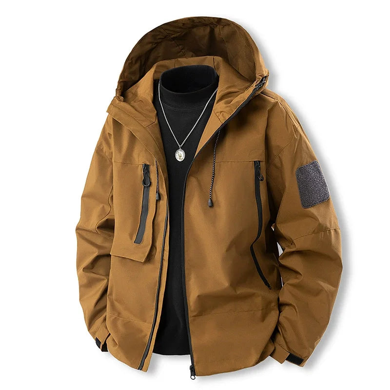 Wandermantel Damen Kapuze Waterproof