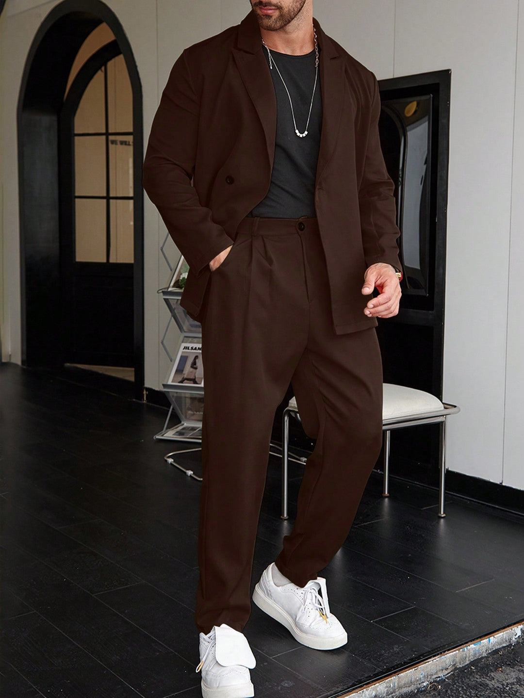 Herren Anzug Relaxed Fit Zweiteiler