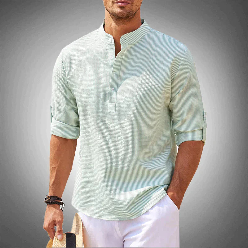 Herren Hemd Sommer Leicht Halbarm