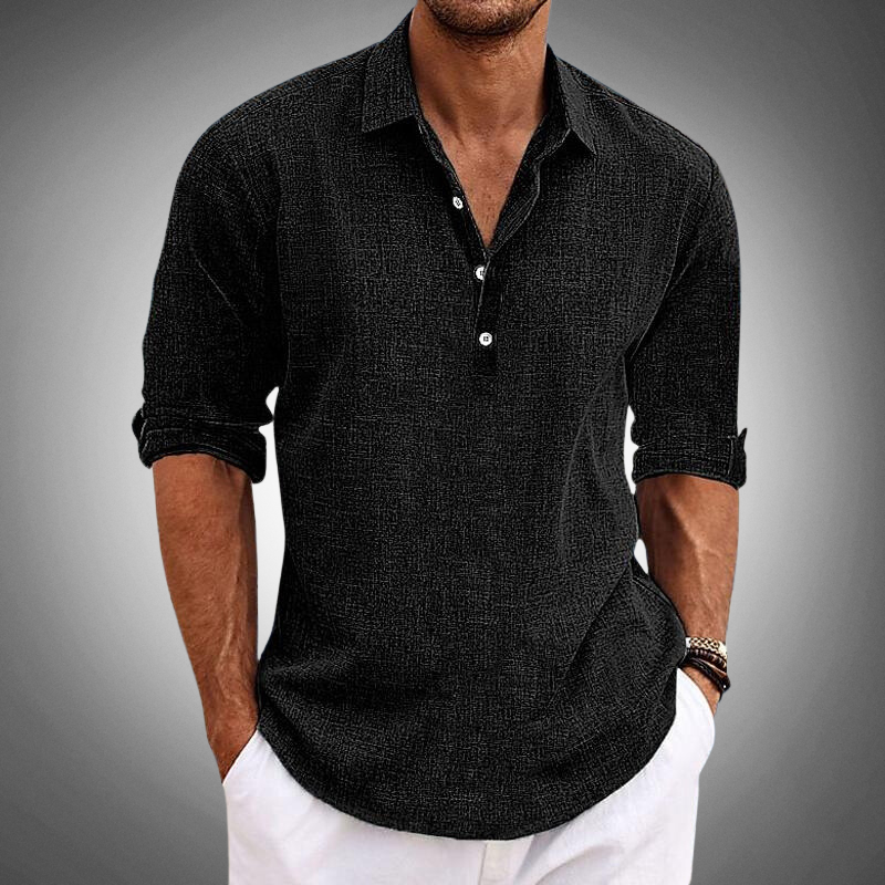 Herren Polohemd Langarm Freizeitstyle