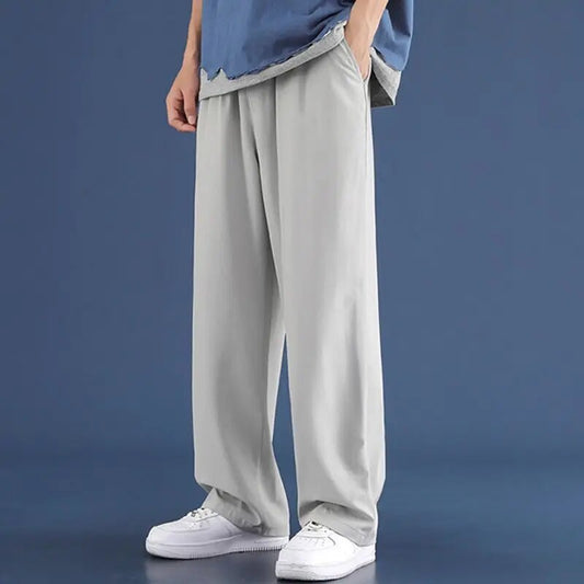Herrenhosen Bequem Loose Fit Straight Leg Jogger - IdealeKleiden