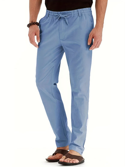 Elastische Herren-Chinos Slim Fit Baumwolle