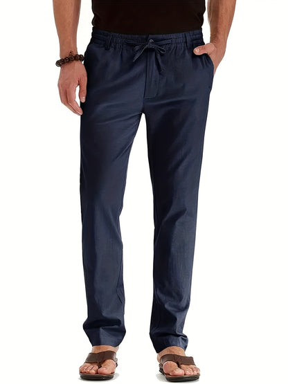 Elastische Herren-Chinos Slim Fit Baumwolle