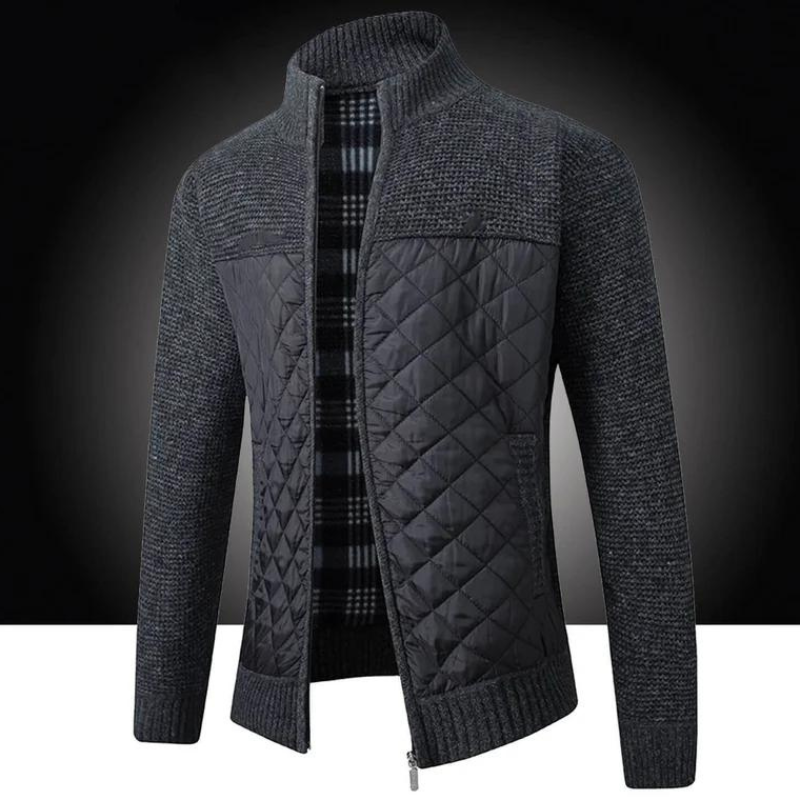 Herren Steppjacke Leicht Reißverschluss