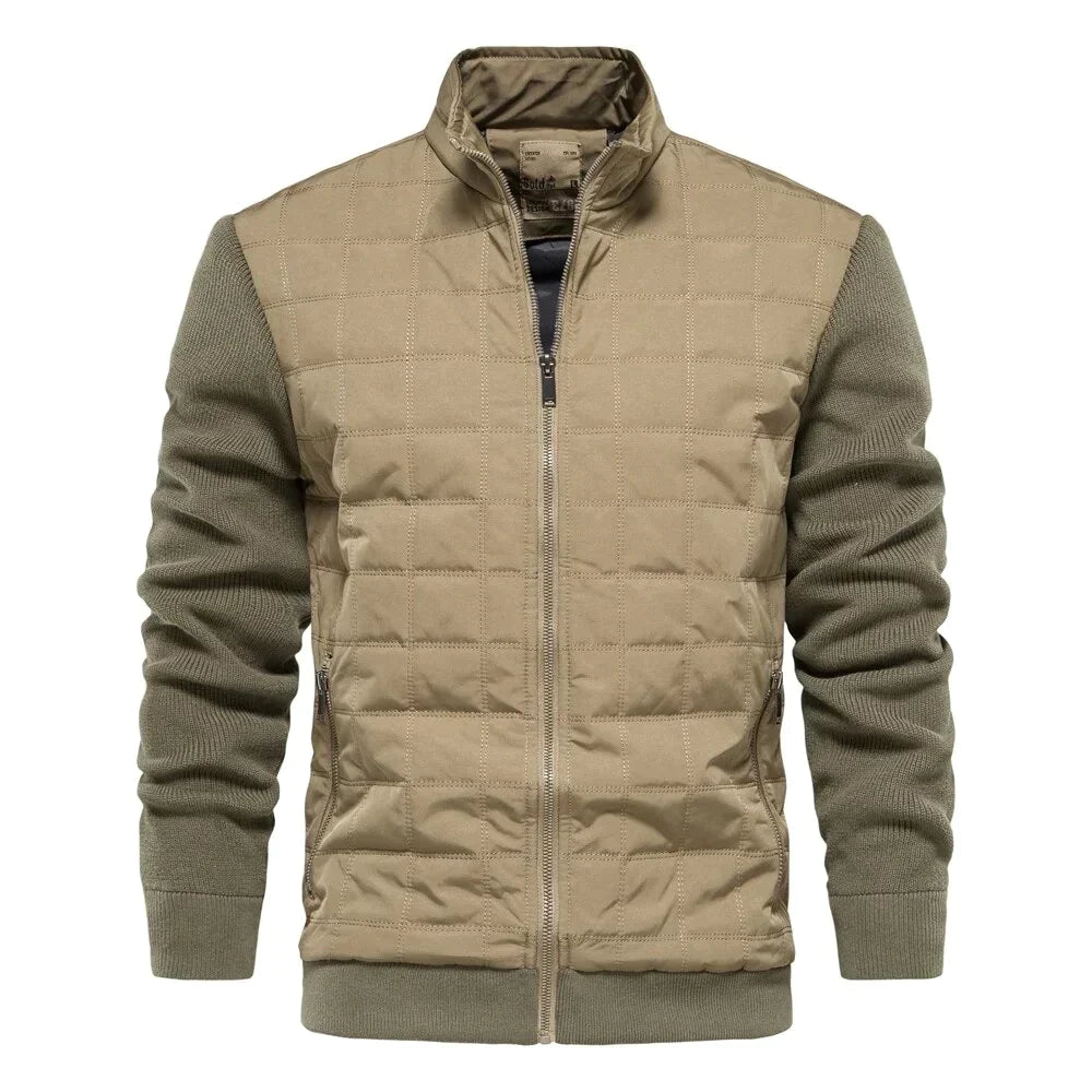 Herren Steppjacke Zip-Up Sportlich