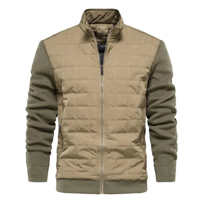 Herren Steppjacke Zip-Up Sportlich