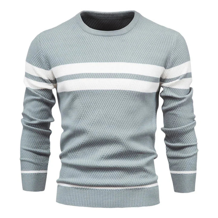 Herren Pullover Rundhals Modern Strick - IdealeKleiden